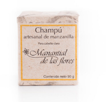 Champu en barra de manzanilla 90 gr - Manantial de las Flores