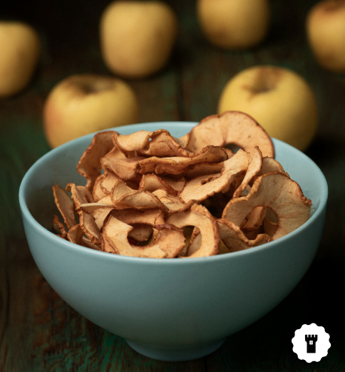 Dehydrated organic Apples 150gr