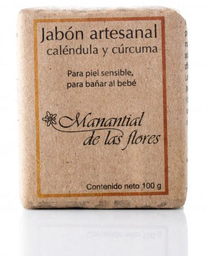 Jabón de caléndula y cúrcuma 90 gr  