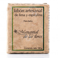 Jabón de lima y espirulina 90 gr  