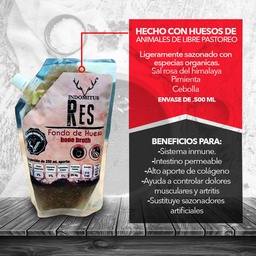Caldo de hueso de res (500ml) -