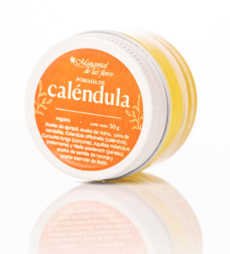 Pomada de caléndula 30g   - Manantial de las Flores