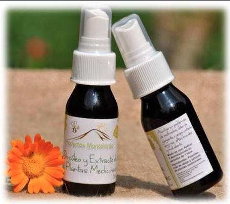 Spray de Propoleo y Extracto de plantas 50 ml - Montelargo