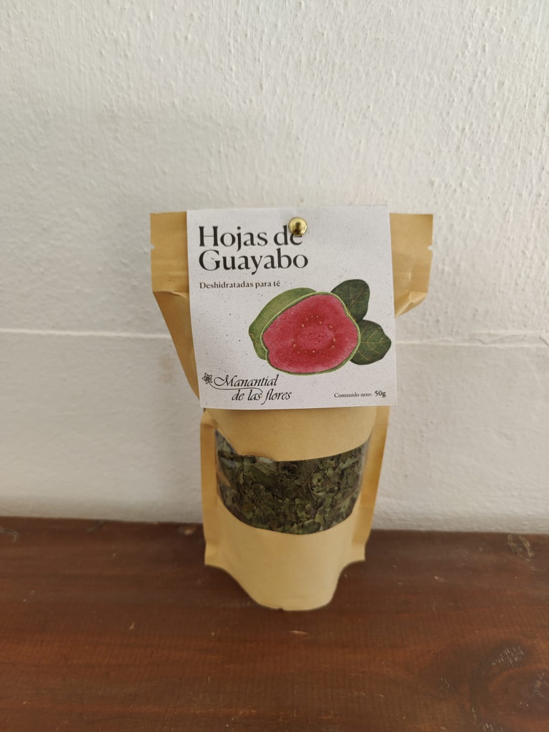Hojas de guayabo deshidratadas para té - (50 gr / 0.11lbs) - Manantial de las Flores
