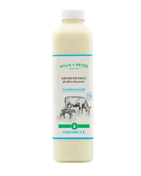 Leche de vaca  descremada- Villa de Patos1 lt 