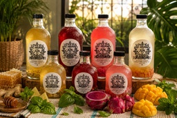"Love´s Epic Journey Jun ( the champagne of kombucha)  - Piña-jalapeño 500 ml    