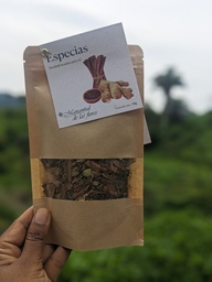 Mezcla de especias y hierbas deshidratadas (tipo Chai) - (50 gr / 0.11lbs) -Manantial de las Flores
