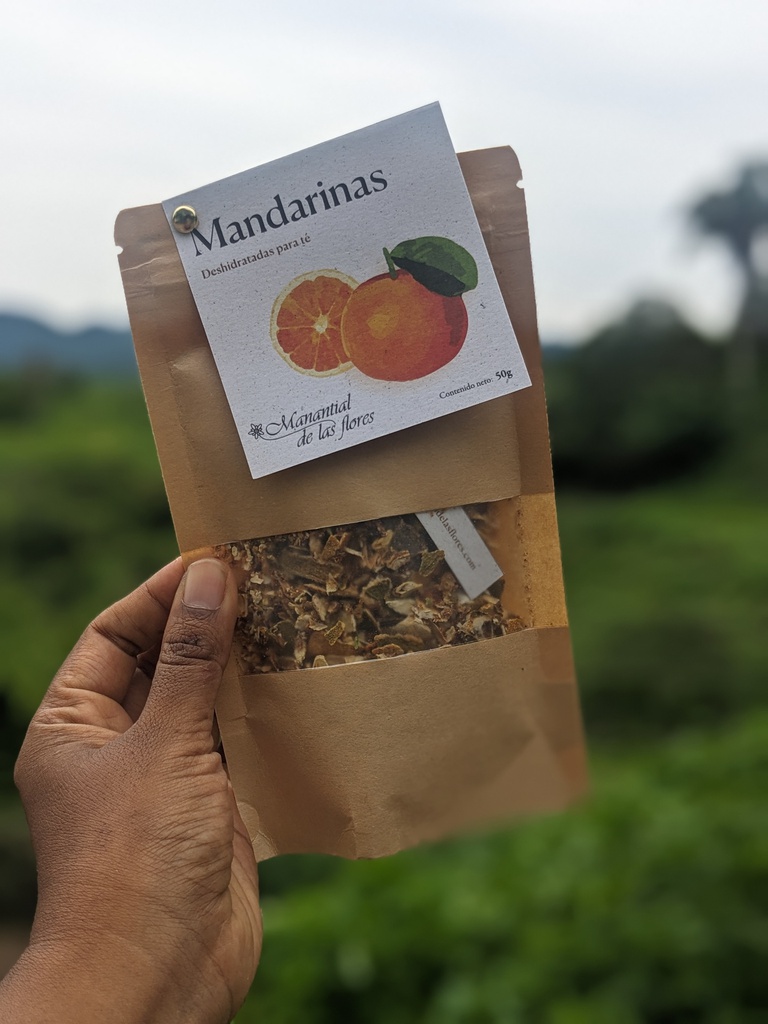 Dehydrated Mandarine for tea/ infusions - (50 gr / 0.11lbs)