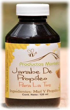 Jarabe de miel y propoleo 120 ml  - Montelargo