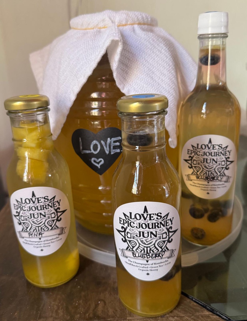 "Love´s Epic Journey Jun ( the champagne of kombucha) - Mango - 500 ml  
