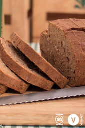 Pan  de granos germinados GlutenFree+Vegano con Dátil con Semilla de Girasol (1Kg/2.2lbs) Artesano del Pan