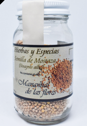 Especias semilla de mostaza 60 gr - Manantial de las Flores