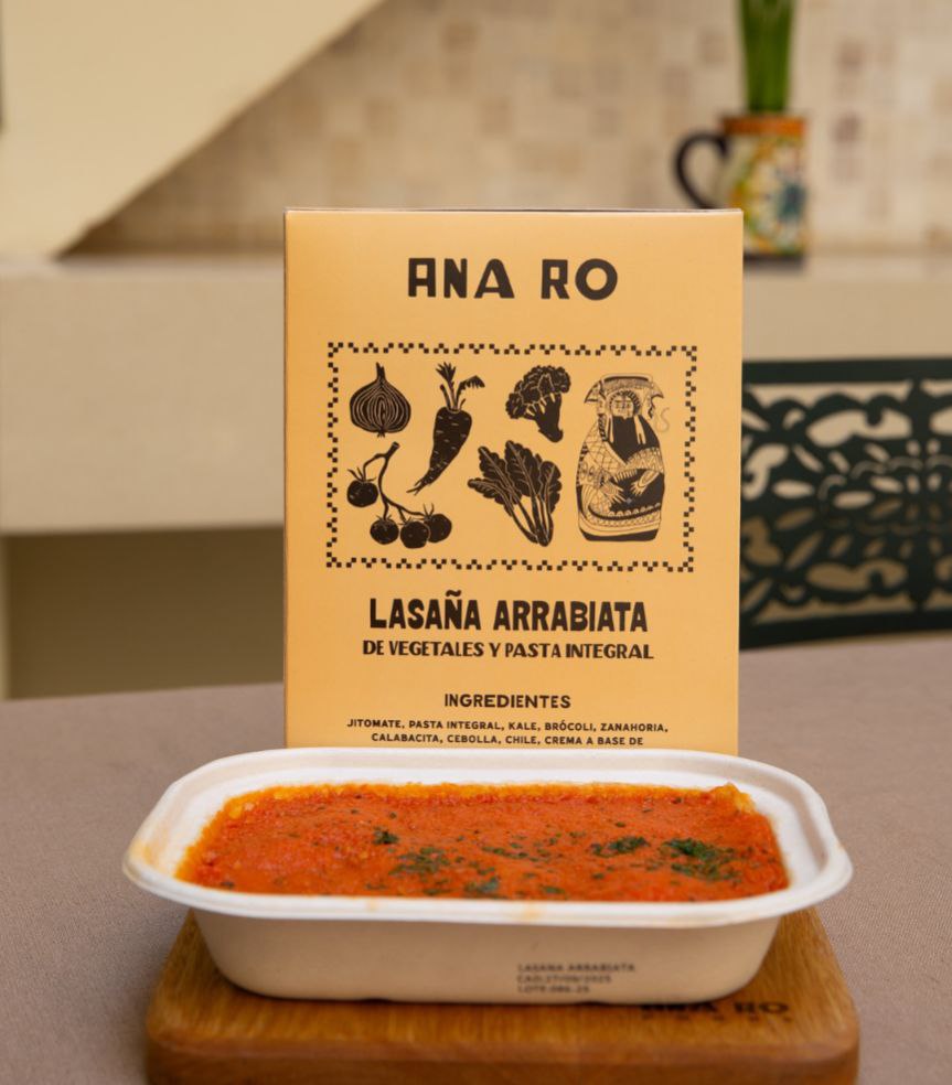 Lasaña Arrabiata (CONGELADA) - vegetales y pasta integral - Ana Ro