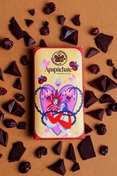 Chocolate bar with cranberries, oat milk and hemp seeds 75% cocoa (70g)